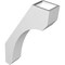 Ekena Millwork 3 1/2-in. W x 12-in. D x 20-in. H Legacy Architectural Grade PVC Knee Brace BRCP035X12X20LEC - alternate 4